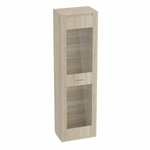 Шкаф витрина "Элана" гостиная сонома