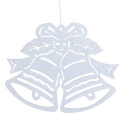 GAEM Набор из 4 новогодних украшений, "колокольчики", 15,2 см