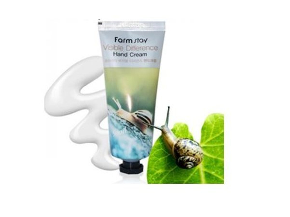 Farm Stay Visible Difference Snail Hand Cream крем для рук с натуральным экстрактом улитки
