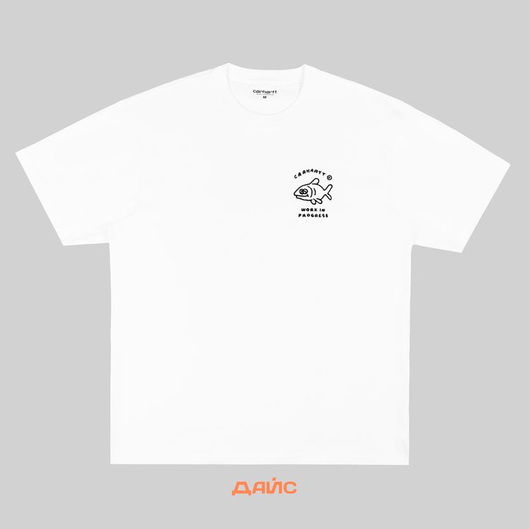 Футболка мужская Carhartt WIP Icons артикул:I033271_white - купить в магазине Дайс