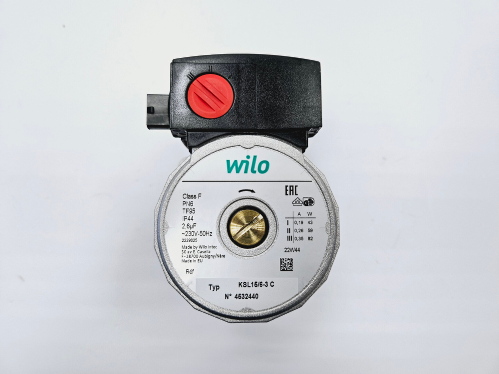 Двигатель циркуляционного насоса (WILO KSL15/6-3C) для KOREA STAR Premium (арт. KS902602160-1, KS90263960-1)