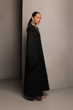 Платье макси из жаккарда