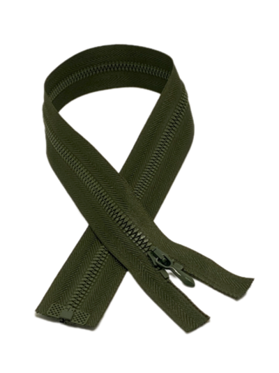 Застежка молния т-4. 85см хаки