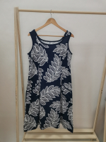 Платье П-012/синбелый-ветки