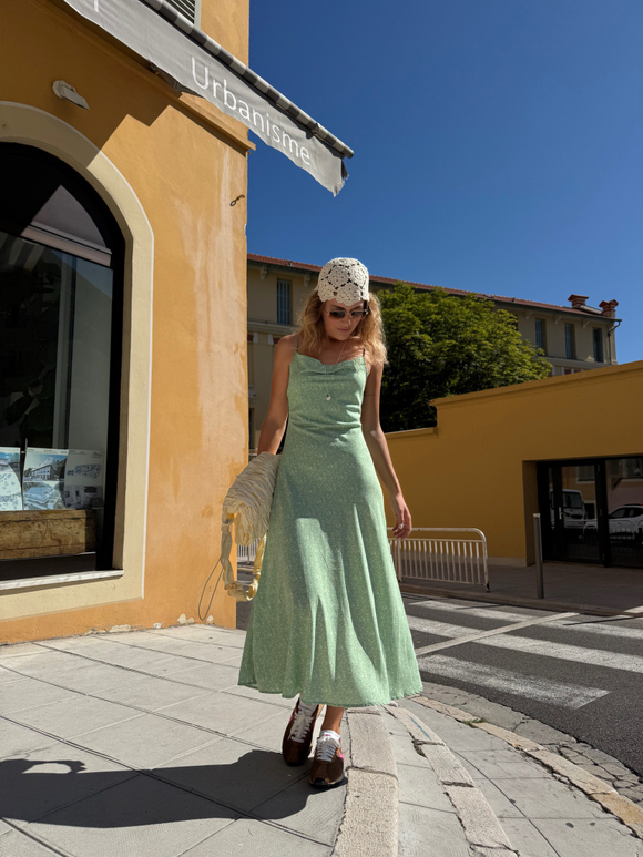 Сорочка Cherry glow матча