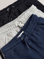 Джоггеры для девочки Next A77-468, 3 шт., Черный, Серый, Синий