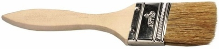 0100-038_z01 Кисть флейцевая ВЯТКА деревянная ручка натуральная щетина 38мм