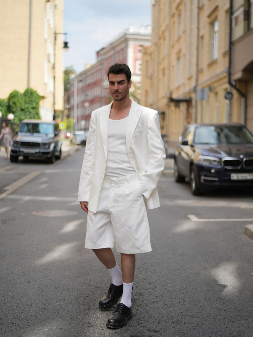 Блейзер льняной | white