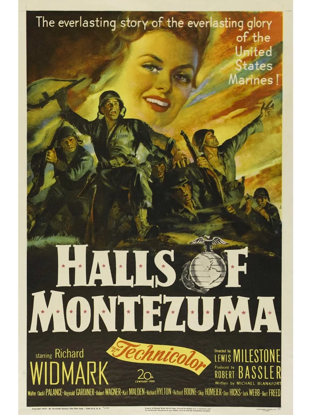 Дворцы Монтесумы (1951) (DVD-R)