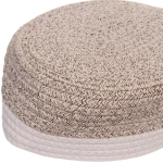 Корзинка плетёная интерьерная «ЭЛИНГАРТ», цвет бежевый/белый, 30*25*10см, (лейбл селфи)