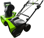 Снегоуборщик аккумуляторный GREENWORKS GD40SB G-MAX 40V,51см,1хАКБ 5 Ач и ЗУ,б/щ (2600007UG)