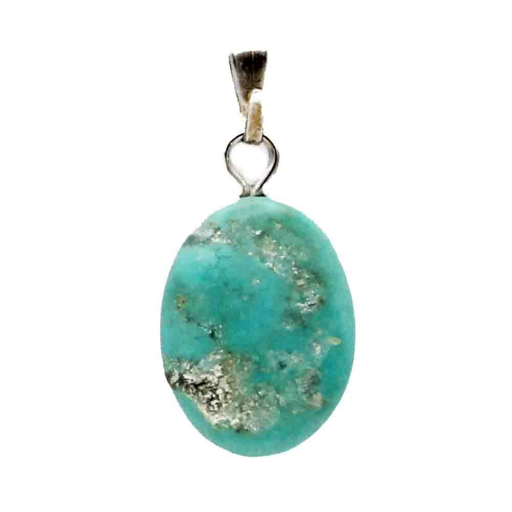 Кулон "Овальчик" бирюза