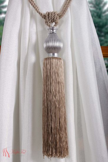 Подхваты-кисти для штор 2шт. лайт кофе