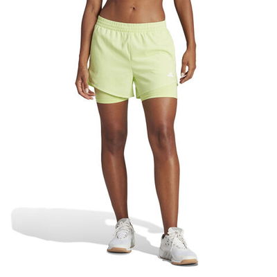 Женские теннисные шорты adidas MIN 2in1 Shorts Women - Lime