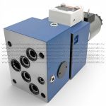 M-4SEW10Y1X/420MG24N9K4 - Гидрораспределитель седельного типа Ду 10 с электроуправлением на 420 бар, схема Y