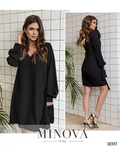 Платье 3139-черный Minova