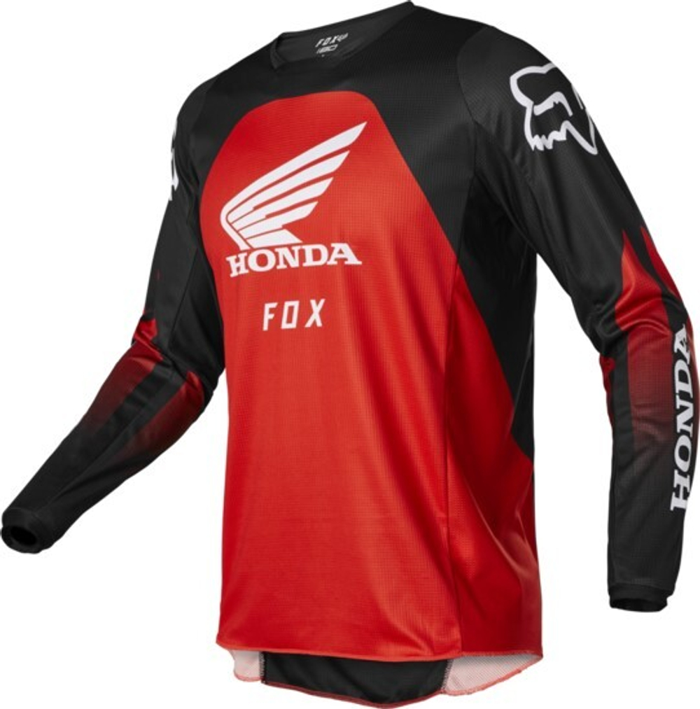 Мотоджерси Fox 180 Honda Jersey (Black/Red, M, 2024 (28152-017-M))