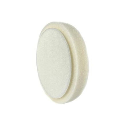 RoxelPro Поролоновый полировальник без отверстия на липучке 150 х 30мм, твёрдый, белый