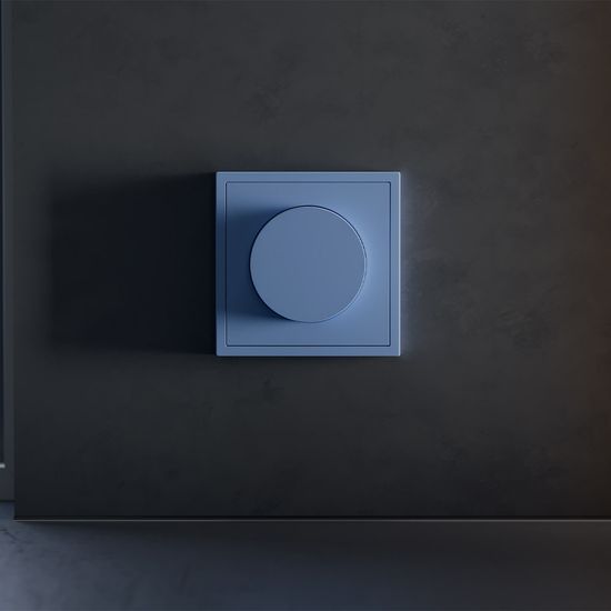 Накладка для светорегулятора поворотно-нажимного, S70 (деним)