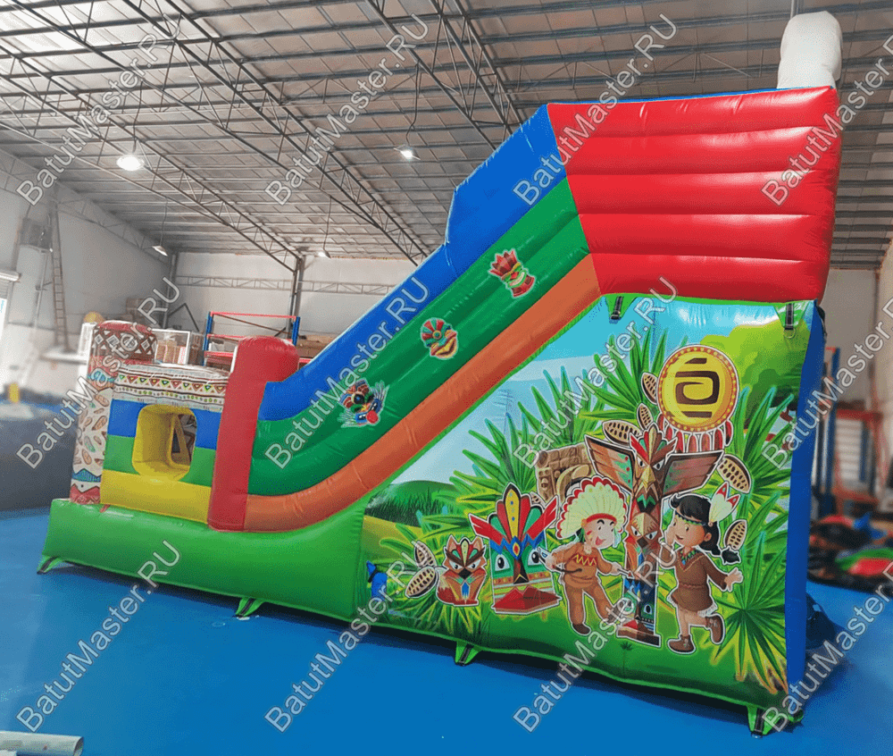 Надувная горка "Индиана" 6*4*5,5 м