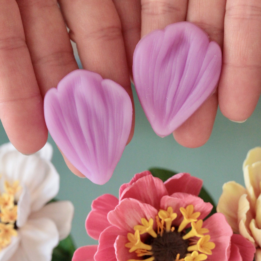 Молд - вайнер Лепесток Космеи / Форма для лепки из полимерной глины / Молд для мыла и воска