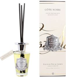 Цветочный чай с жасмином, ароматический диффузор в серебряном декоре, Cote Noire