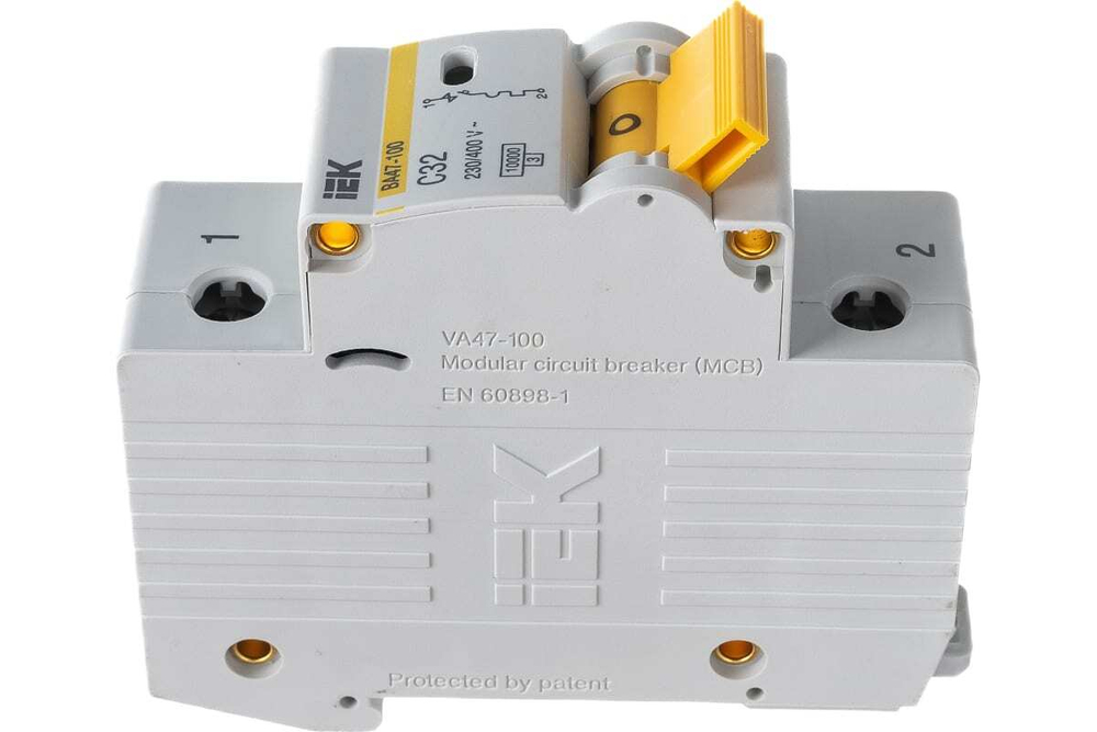 Автоматический выключатель ВА47-100 1Р 32А 10 кА х-ка С IEK