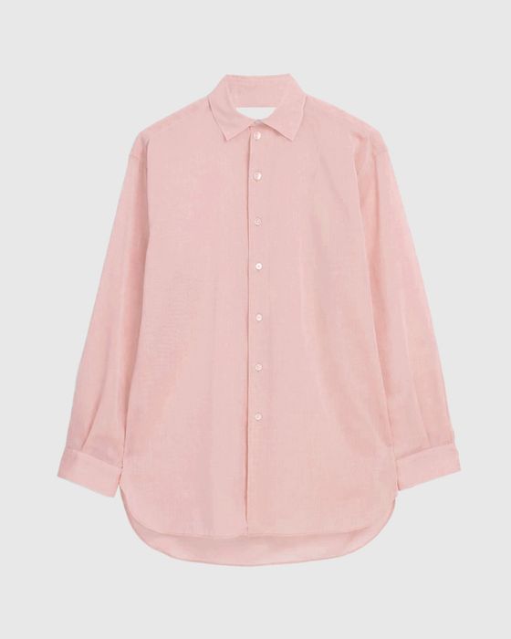 Мужская Рубашка из ткани оксфорд розовая