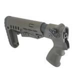 Телескопический приклад на МР-155, DLG Tactical. Черный
