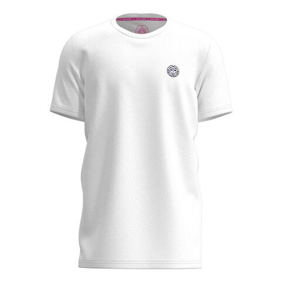 Мужское теннисное поло BIDI BADU Crew T-Shirt Men - White
