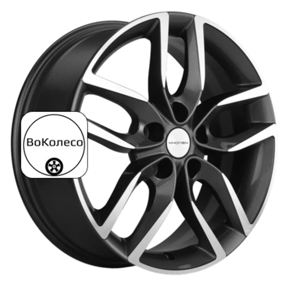6,5x17/5x114,3 ET45 D60,1 KHW1708 (Toyota C-HR) Gray-FP Khomen Wheels