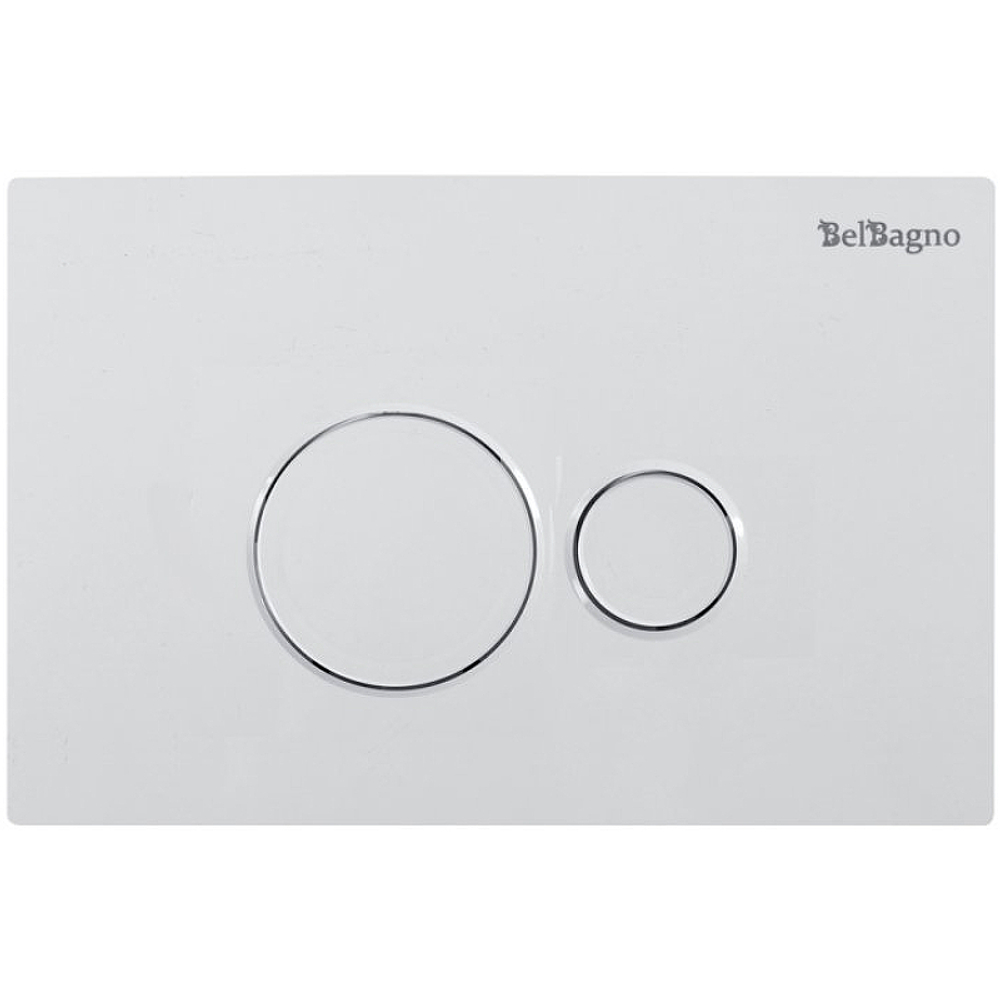 Инсталляция BelBagno BB026/BB082BL с Белой глянцевой клавишей смыва