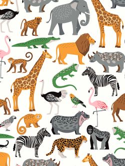 Постельное белье Сказка "Animals/Animals (компаньон)" 1,5-сп Наволочка 50х70 см 1 шт Простынь 150х215 см Пододеяльник 145х215 см,бязь