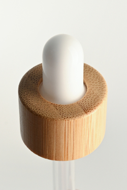 Пипетка 18/410 с крышкой из бамбука черная