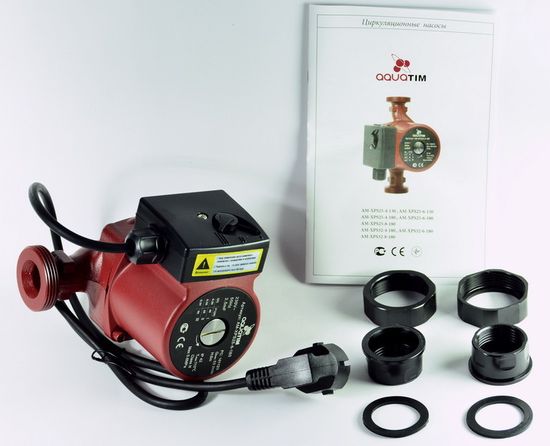 Полный комплект циркуляционного насоса AquaTim AM-XPX25-6-130