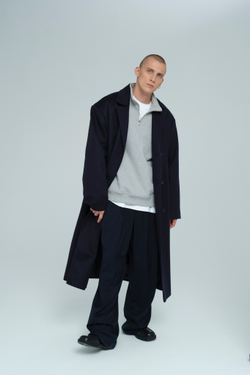 Пальто из шерсти и кашемира | blue