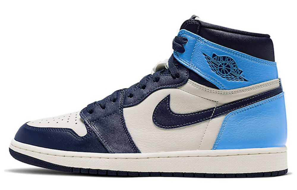 Jordan Air Jordan 1 "Obsidian" Wear-Resistant Anti-Slip Shock Absorber