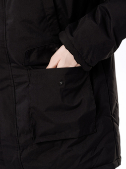 Куртка UNAFFECTED Down Hooded Parka Чёрный