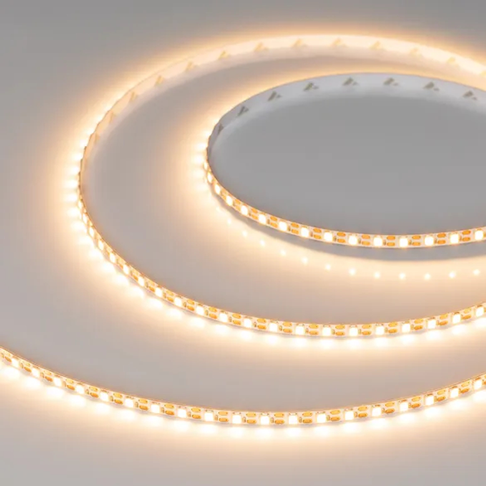 Светодиодная лента FC-A120-5mm 24V Warm2700-CX1 (10 W/m, IP20, 5m) (Arlight, резка 1 светодиод) 052782