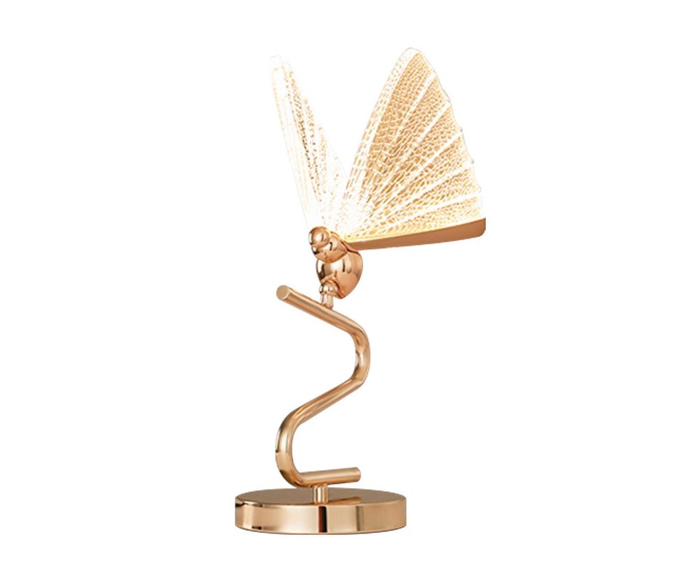 Kink Light 08444-T,33 Настольная лампа Баттерфляй золото Led