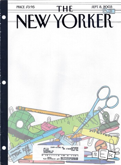 Журнал The New Yorker 08-09-2003, обложка