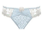 Трусы-слипы Pompadour с изящной вышивкой (Размер: 42) (Цвет: нежно-голубой)