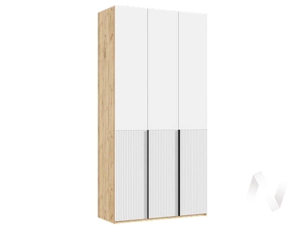 Шкаф 3-х ств.(1200) Марвэл (дуб крафт/браш вайт)