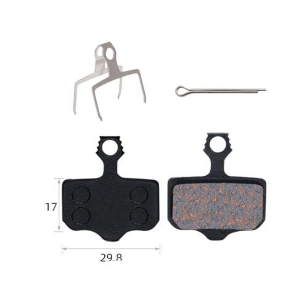 Колодки тормозные TP-02D для электросамокатов и велосипедов