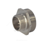 Ниппель латунь никель переходной Ду 15х10 (1/2"х3/8") НР SantechSystems