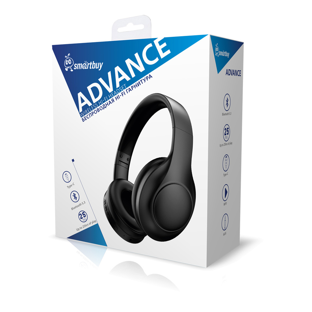 Полноразмерные наушники SmartBuy ADVANCE (черный) (SBH911)