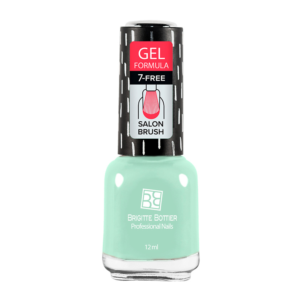 BRIGITTE BOTTIER Лак для ногтей GEL FORMULA тон 01 прозрачный, 083