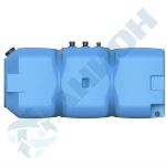 Емкость прямоугольная горизонтальная для дизельного топлива со сливом Анион 800 л. горизонтальный (1690x750x810см;синий) - арт.559437