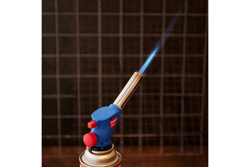 Газовая горелка REXANT GT-34 насадка на баллон, 360 с пьезоподжигом 12-0034