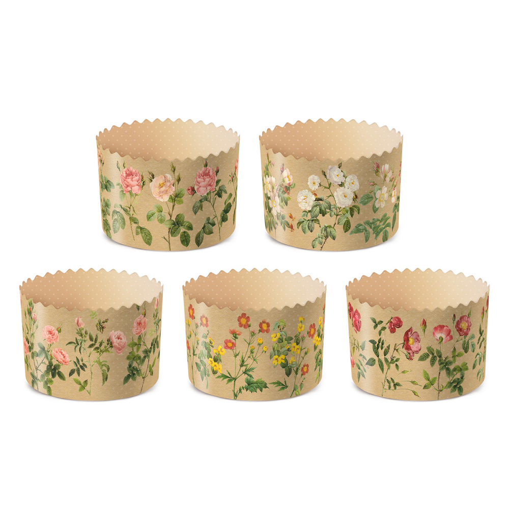 Форма бумажная для кулича d60xh45мм